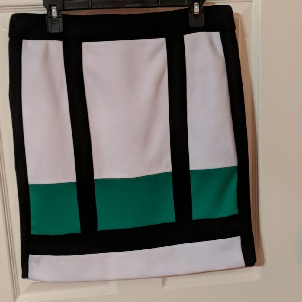 Color Block Skirt Sz 10 Premise Straight Skirt